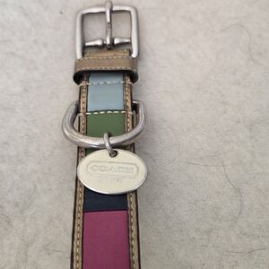 Coach Multicolor Leather Belt